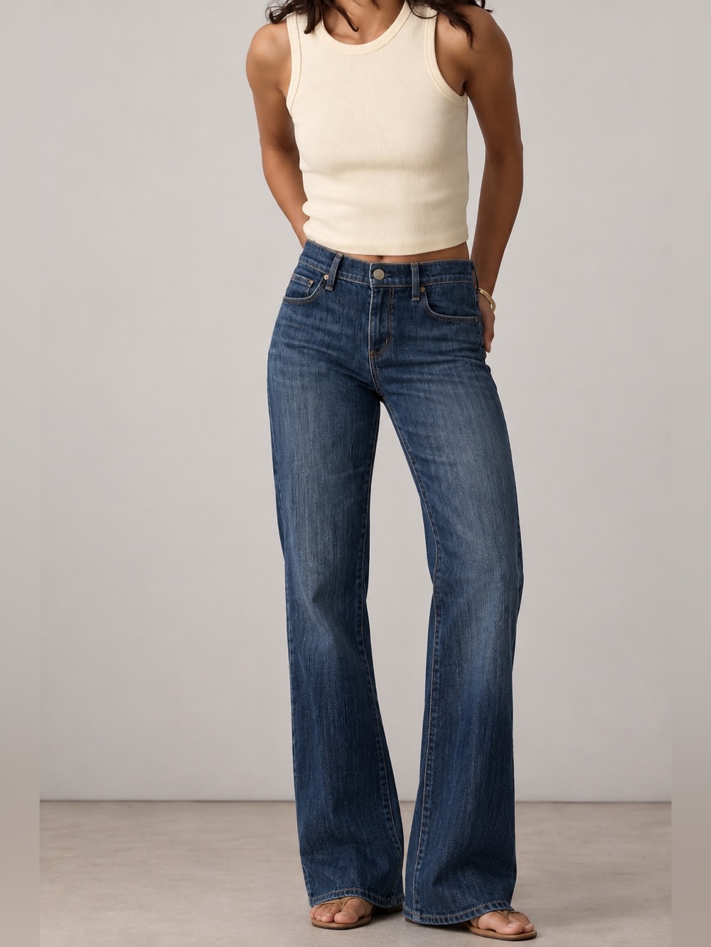 Citizens Of Humanity Indigo Wide-Leg Woman’s Jeans Sz 29